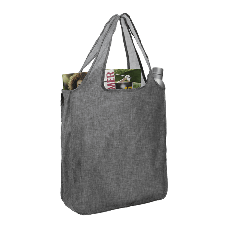 NEW STRAYER Ash Recycled PET Large Shopper Tote - Graphite