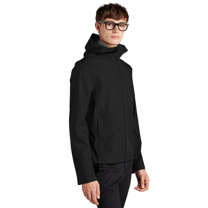 NEW STRAYER Mercer+Mettle™ Waterproof Rain Shell - DEEP BLACK