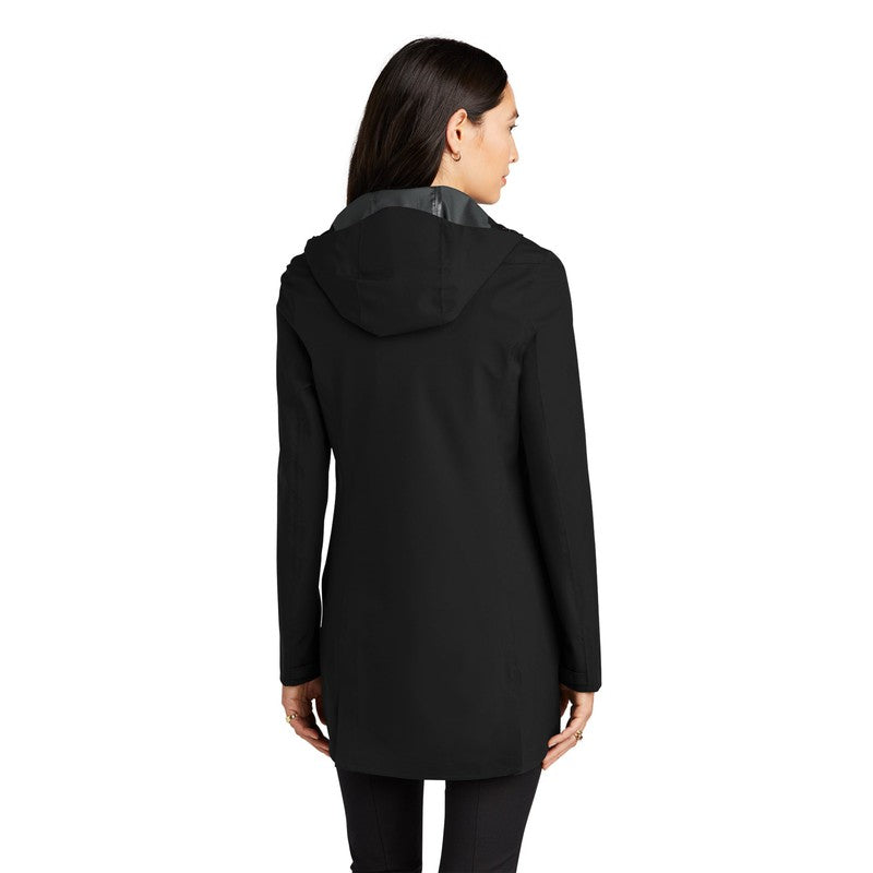 STRAYER Mercer+Mettle™ Women’s Waterproof Rain Shell- DEEP BLACK