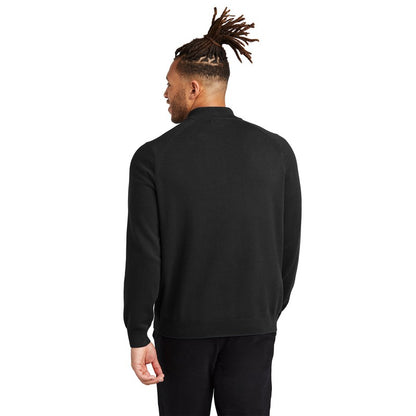 NEW STRAYER Mercer+Mettle™ 1/4-Zip Sweater - Deep Black