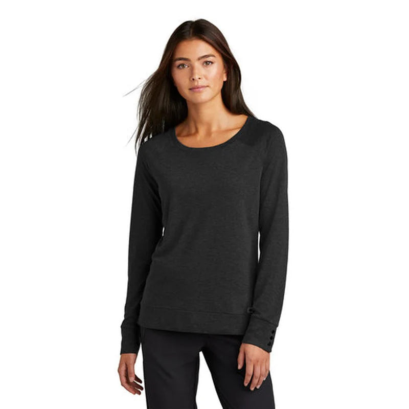 NEW JWMI - OGIO® Ladies Command Long Sleeve Scoop Neck - Blacktop