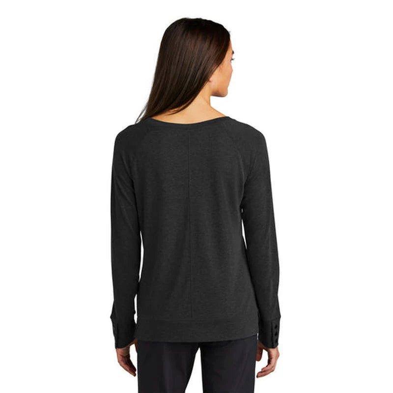 NEW JWMI - OGIO® Ladies Command Long Sleeve Scoop Neck - Blacktop