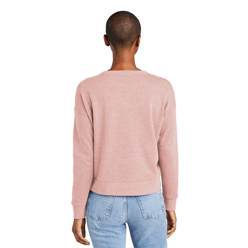 STRAYER District® Women’s Perfect Tri® Fleece V-Neck Sweatshirt - Blush Frost