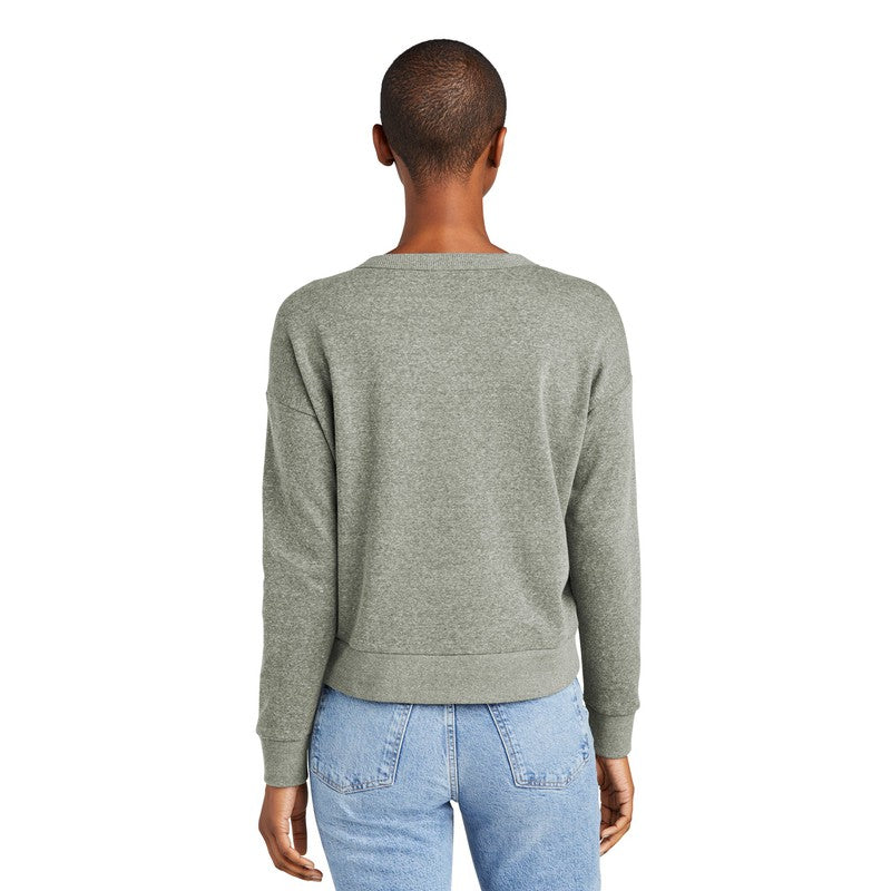 STRAYER District® Women’s Perfect Tri® Fleece V-Neck Sweatshirt - Grey Frost
