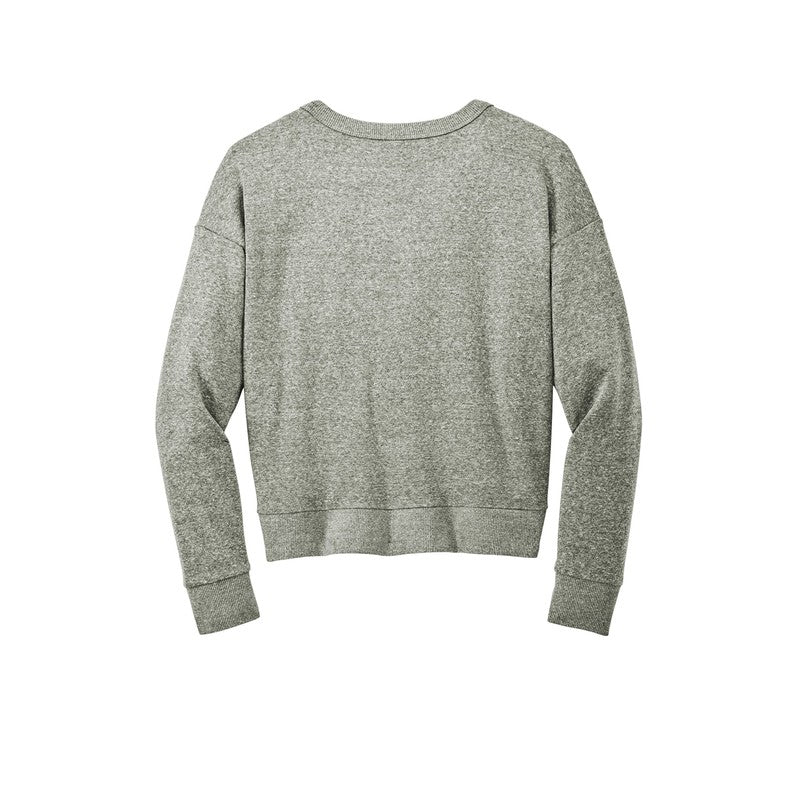 NEW STRAYER District® Women’s Perfect Tri® Fleece V-Neck Sweatshirt - Grey Frost