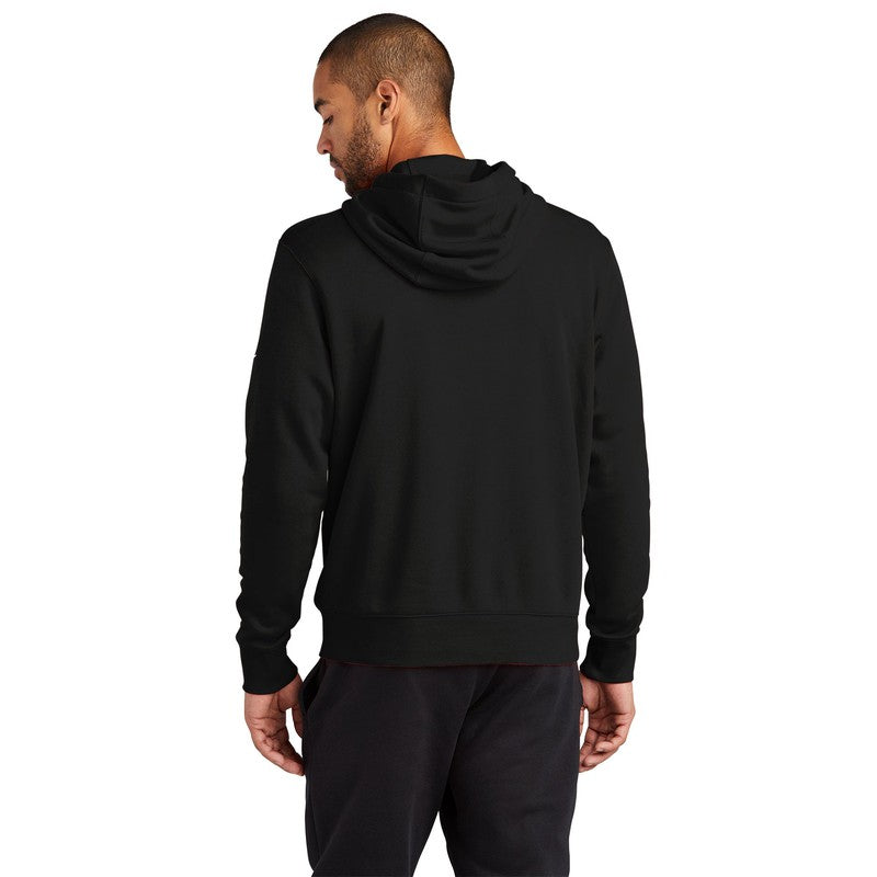 NEW STRAYER Nike Club Fleece Sleeve Swoosh Full-Zip Hoodie - BLACK ...