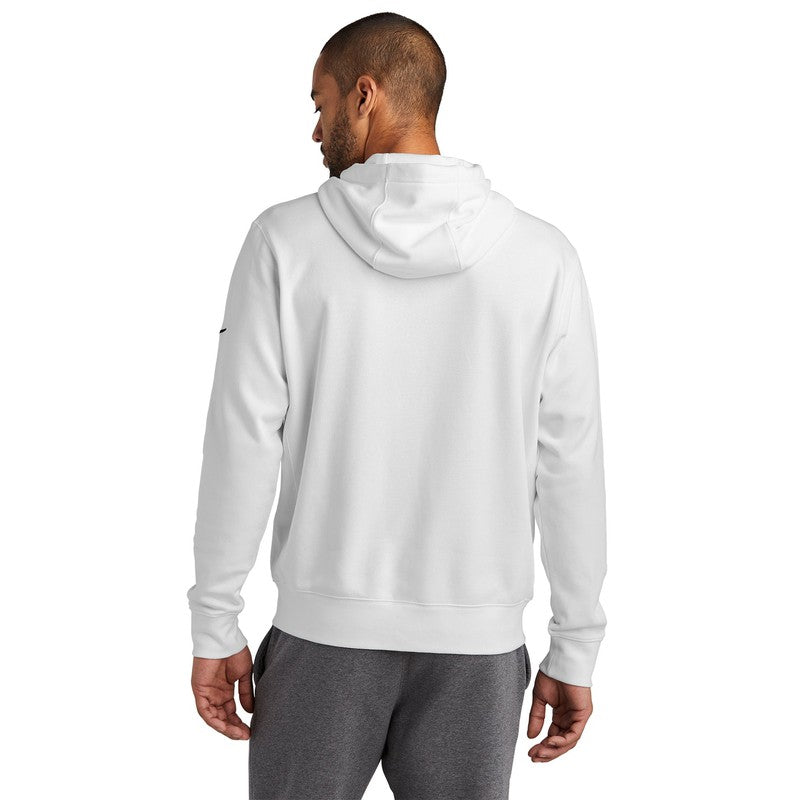 STRAYER Nike Club Fleece Sleeve Swoosh Full-Zip Hoodie - WHITE