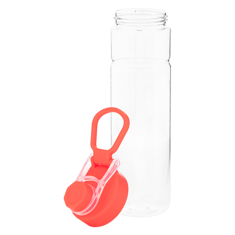 STRAYER DAZE 25 oz  Eastman Tritan bottle  - Clear/Red