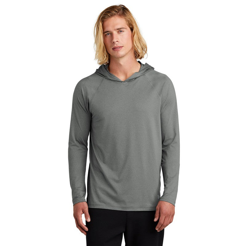STRAYER New Era® Power Long Sleeve Hoodie - Shadow Grey Heather