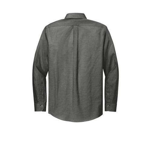 JWMI - Brooks Brothers® Wrinkle-Free Stretch Pinpoint Shirt - Deep Black