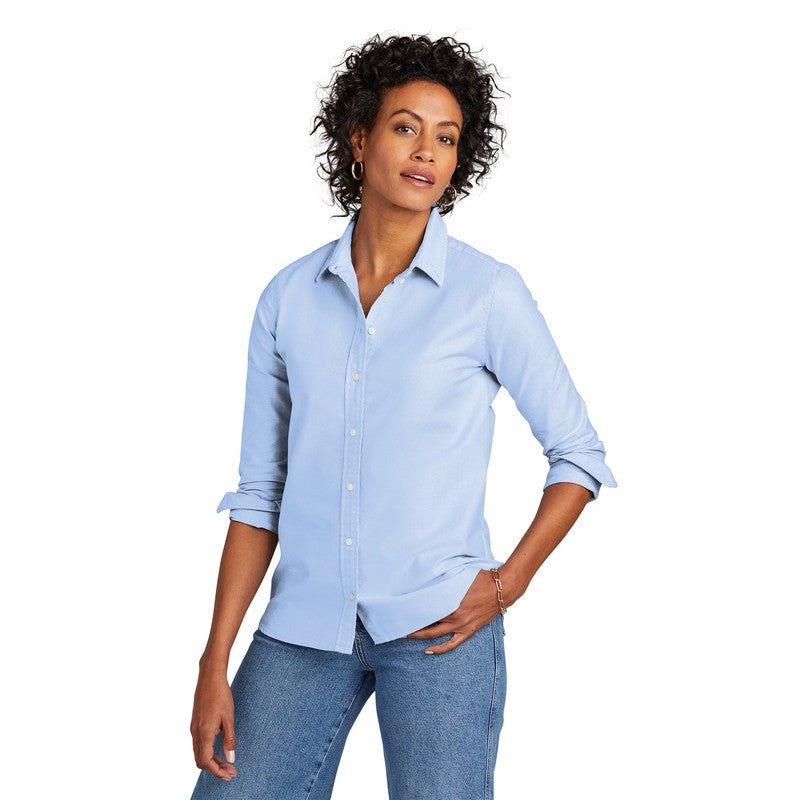 NEW STRAYER Brooks Brothers® Women’s Casual Oxford Cloth Shirt - Newport Blue