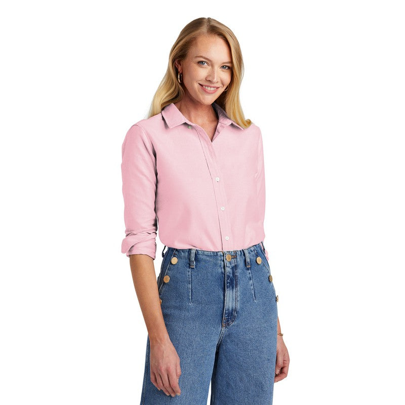 STRAYER Brooks Brothers® Women’s Casual Oxford Cloth Shirt - Soft Pink