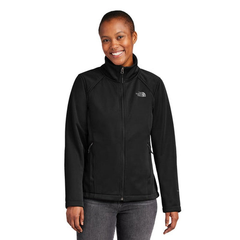 STRAYER ALUMNI ASSOCIATION The North Face® Ladies Chest Logo Ridgewall Soft Shell Jacket - TNF Black