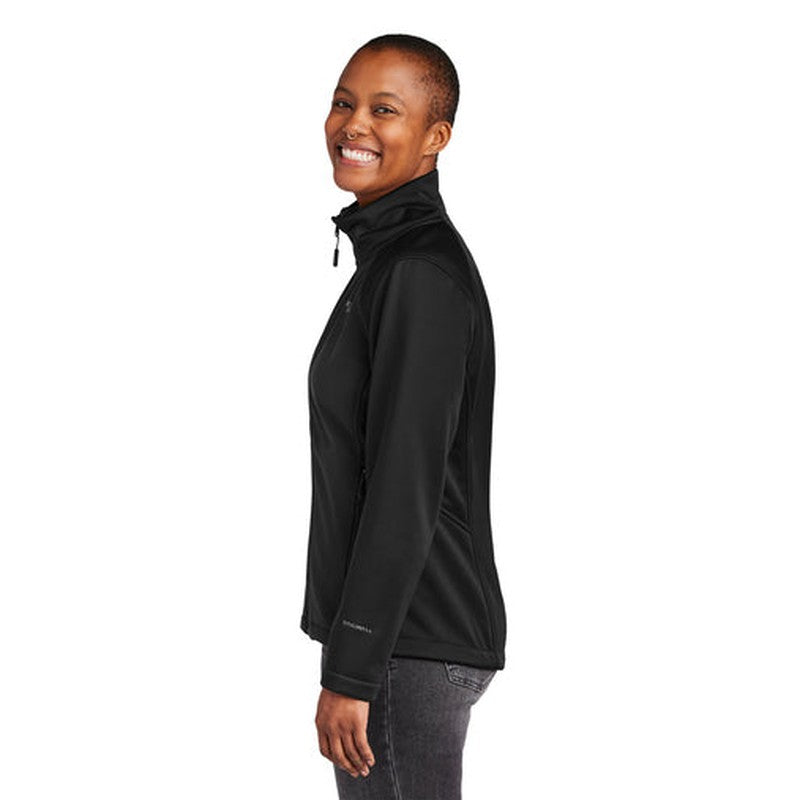 STRAYER ALUMNI ASSOCIATION The North Face® Ladies Chest Logo Ridgewall Soft Shell Jacket - TNF Black