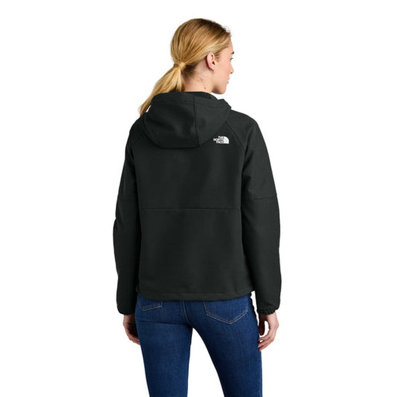 STRAYER HONORS - The North Face® Ladies Barr Lake Hooded Soft Shell Jacket - TNF Black Heather