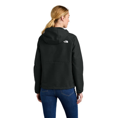 NEW STRAYER HONORS - The North Face® Ladies Barr Lake Hooded Soft Shell Jacket - TNF Black Heather