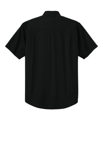 NEW STRAYER - CornerStone® Short Sleeve Select Ripstop Shirt - Black