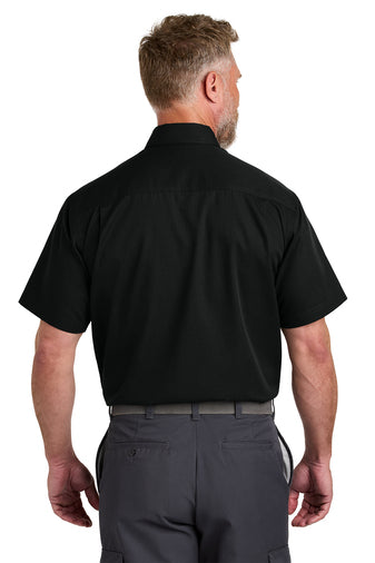 NEW STRAYER - CornerStone® Short Sleeve Select Ripstop Shirt - Black