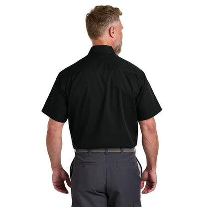 NEW STRAYER - CornerStone® Short Sleeve Select Ripstop Shirt - Black