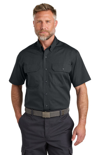 NEW STRAYER - CornerStone® Short Sleeve Select Ripstop Shirt - Echo Steel