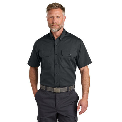 NEW STRAYER - CornerStone® Short Sleeve Select Ripstop Shirt - Echo Steel