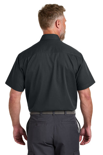 NEW STRAYER - CornerStone® Short Sleeve Select Ripstop Shirt - Echo Steel