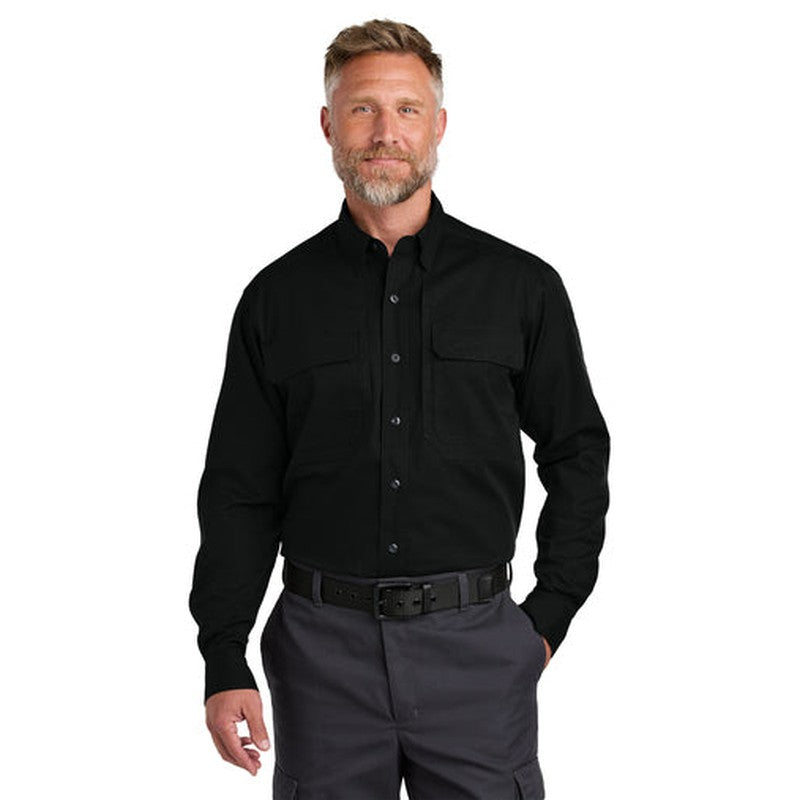 STRAYER - CornerStone® Long Sleeve Select Tactical Shirt - Black