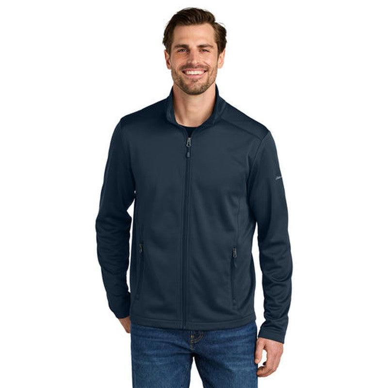 NEW STRAYER - Eddie Bauer® Smooth Mid Layer Fleece Full-Zip - River Blue Navy