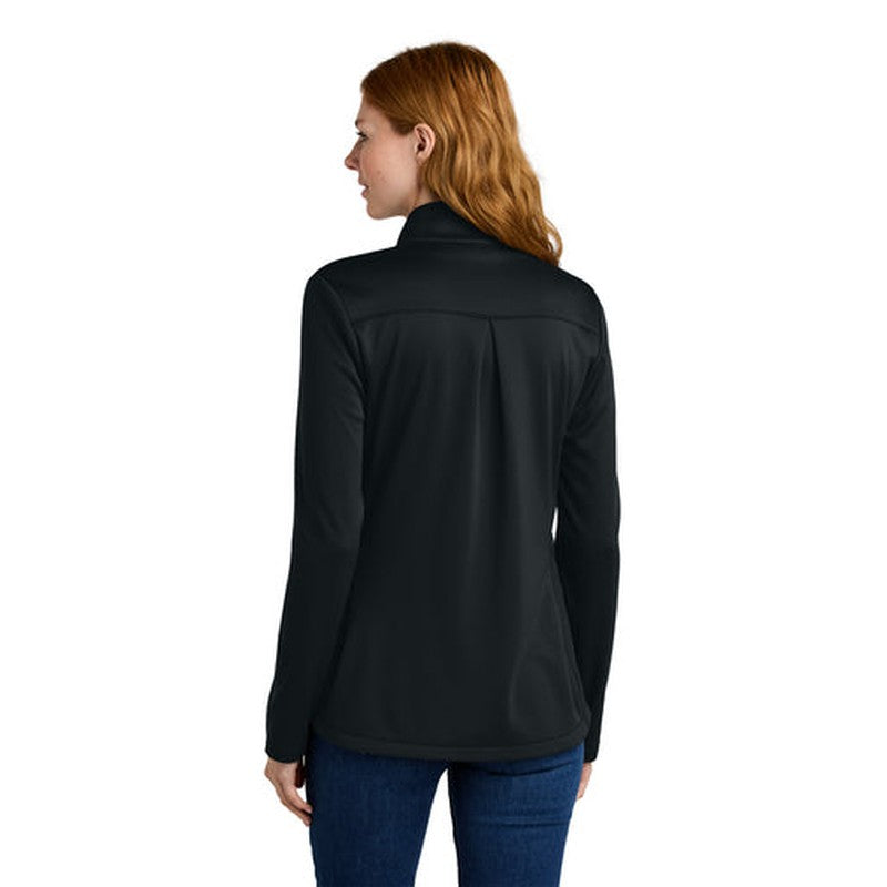 STRAYER - Eddie Bauer® Women’s Smooth Mid Layer Fleece Full-Zip - Black