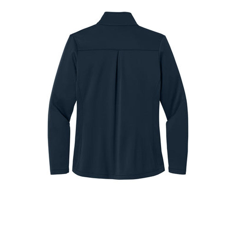 STRAYER - Eddie Bauer® Women’s Smooth Mid Layer Fleece Full-Zip - River Blue Navy