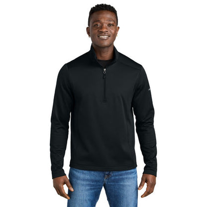 NEW STRAYER - Eddie Bauer® Smooth Mid Layer Fleece 1/2-Zip - Black