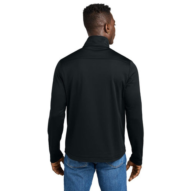 NEW STRAYER - Eddie Bauer® Smooth Mid Layer Fleece 1/2-Zip - Black