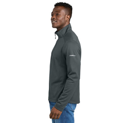 NEW STRAYER - Eddie Bauer® Smooth Mid Layer Fleece 1/2-Zip - Iron Gate