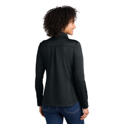 NEW STRAYER - Eddie Bauer® Women's Smooth Mid Layer Fleece 1/2-Zip - Black