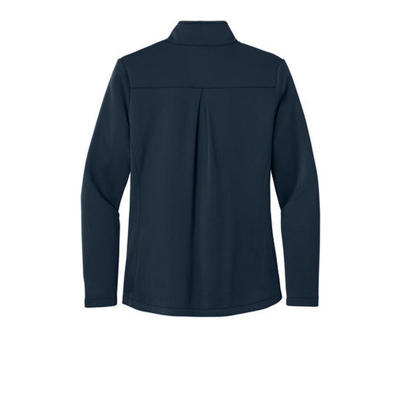 STRAYER - Eddie Bauer® Women's Smooth Mid Layer Fleece 1/2-Zip - River Blue Navy