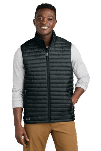 NEW STRAYER - Eddie Bauer® Packable Quilted Vest - Black