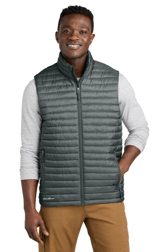 NEW STRAYER - Eddie Bauer® Packable Quilted Vest - Metal grey