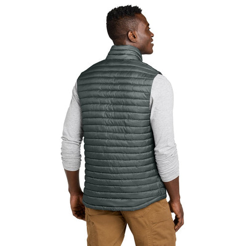STRAYER - Eddie Bauer® Packable Quilted Vest - Metal grey