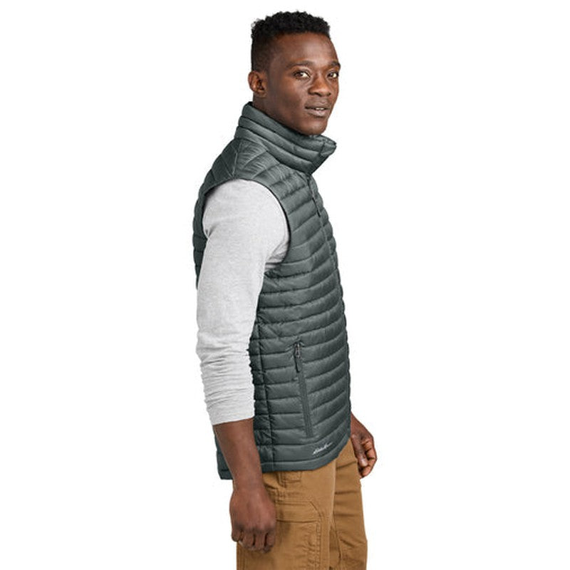 STRAYER - Eddie Bauer® Packable Quilted Vest - Metal grey