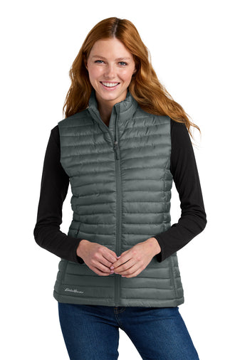 NEW STRAYER - Eddie Bauer® Women's Packable Quilted Vest - Metal Grey