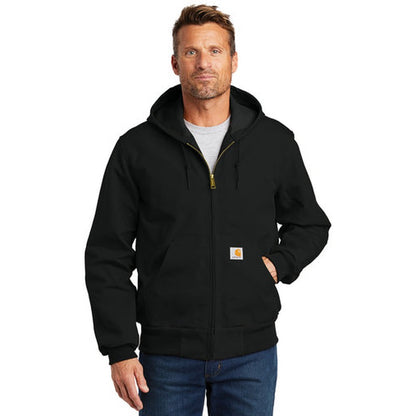 NEW STRAYER - Carhartt ® Thermal-Lined Duck Active Jac - Black