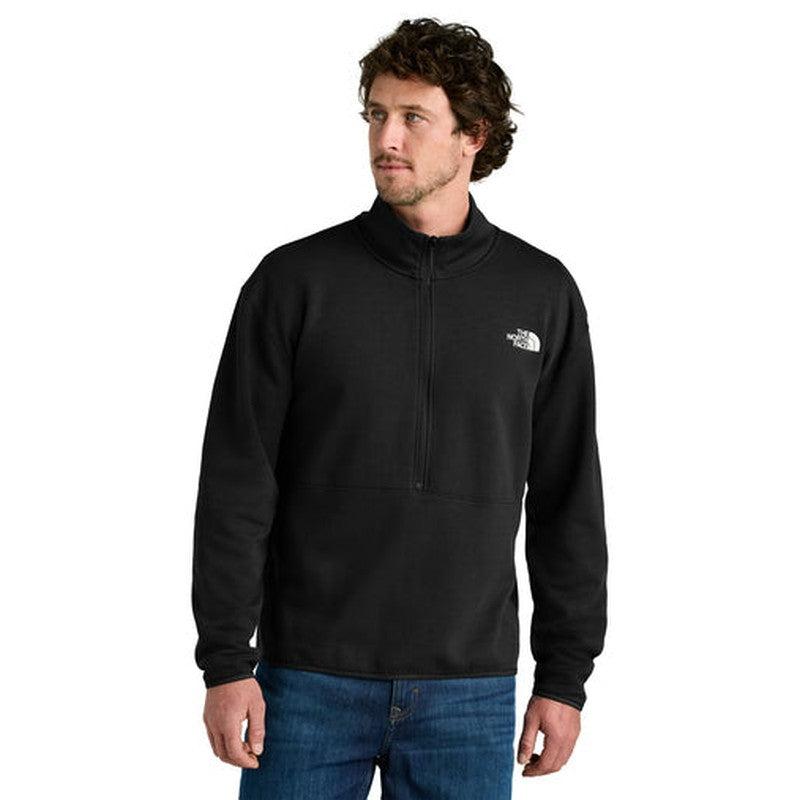 NEW STRAYER - The North Face® Double-Knit 1/2-Zip Fleece - TNF Black