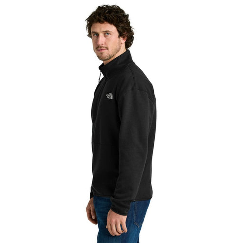 NEW STRAYER - The North Face® Double-Knit 1/2-Zip Fleece - TNF Black