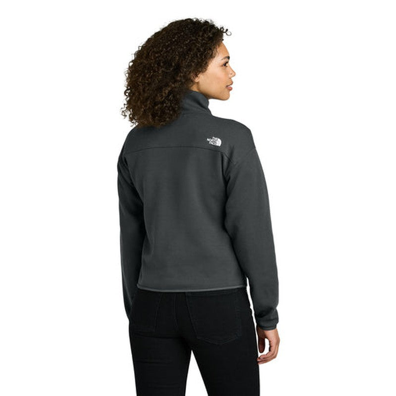 NEW STRAYER - The North Face® Women’s Double-Knit 1/2-Zip Fleece - Asphalt Grey