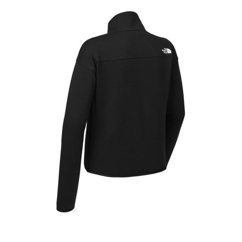 NEW STRAYER - The North Face® Women’s Double-Knit 1/2-Zip Fleece - TNF Black