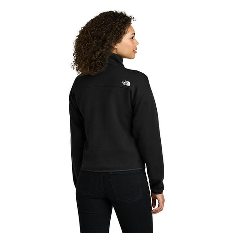 NEW STRAYER - The North Face® Women’s Double-Knit 1/2-Zip Fleece - TNF Black