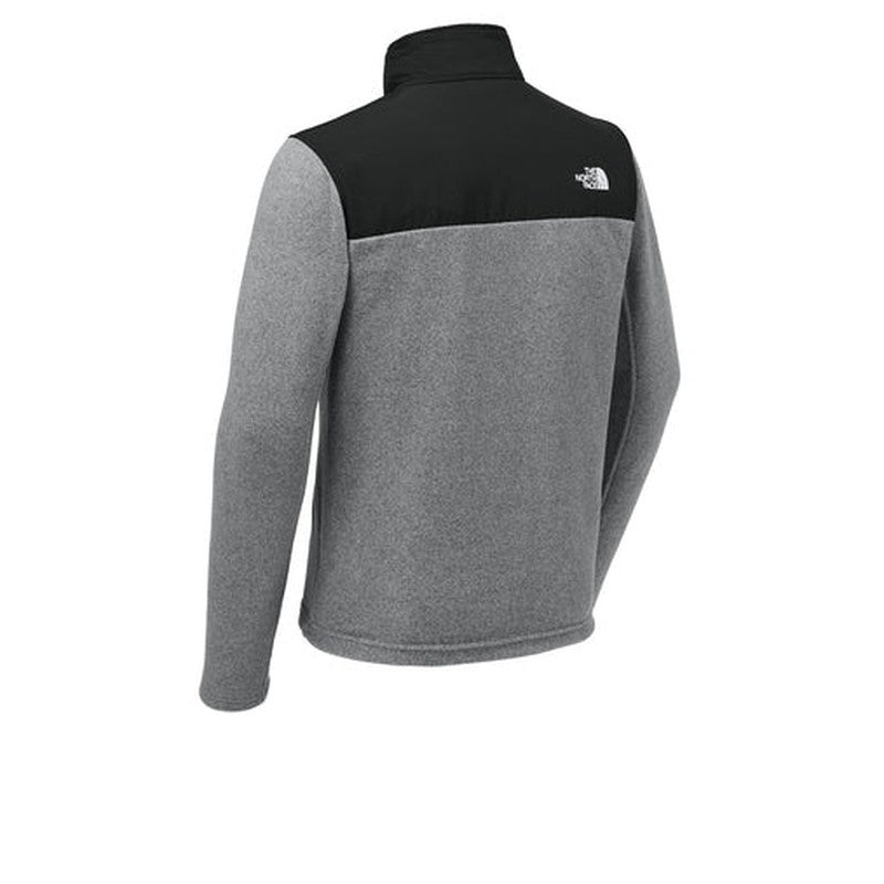 STRAYER - The North Face® Highest Peak Full-Zip Fleece Jacke - TNF Medium Grey Heather/TNF Black