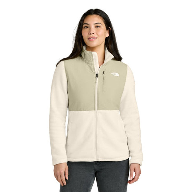 STRAYER - The North Face® Women’s Highest Peak Full-Zip Fleece Jacket - Gardenia White/Gravel