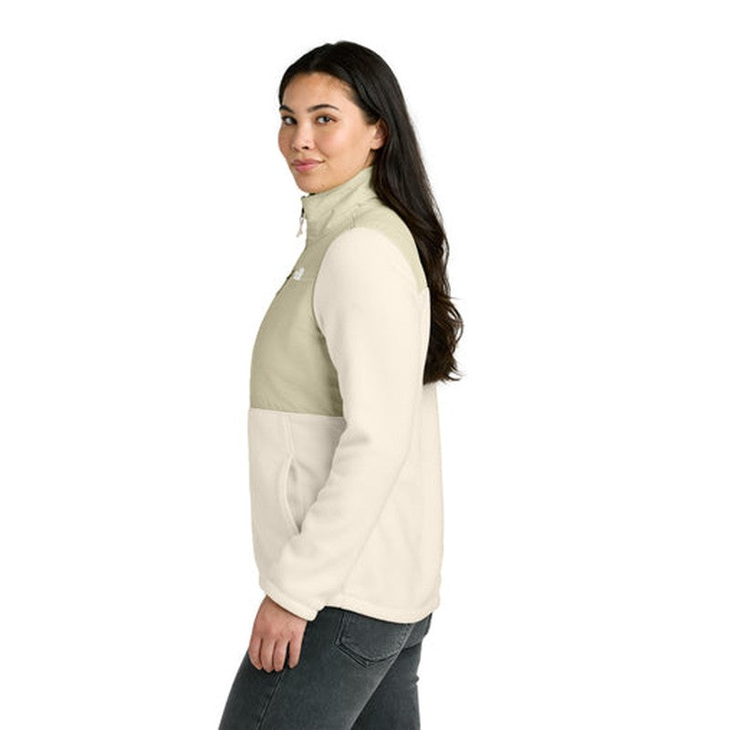 NEW STRAYER - The North Face® Women’s Highest Peak Full-Zip Fleece Jacket - Gardenia White/Gravel