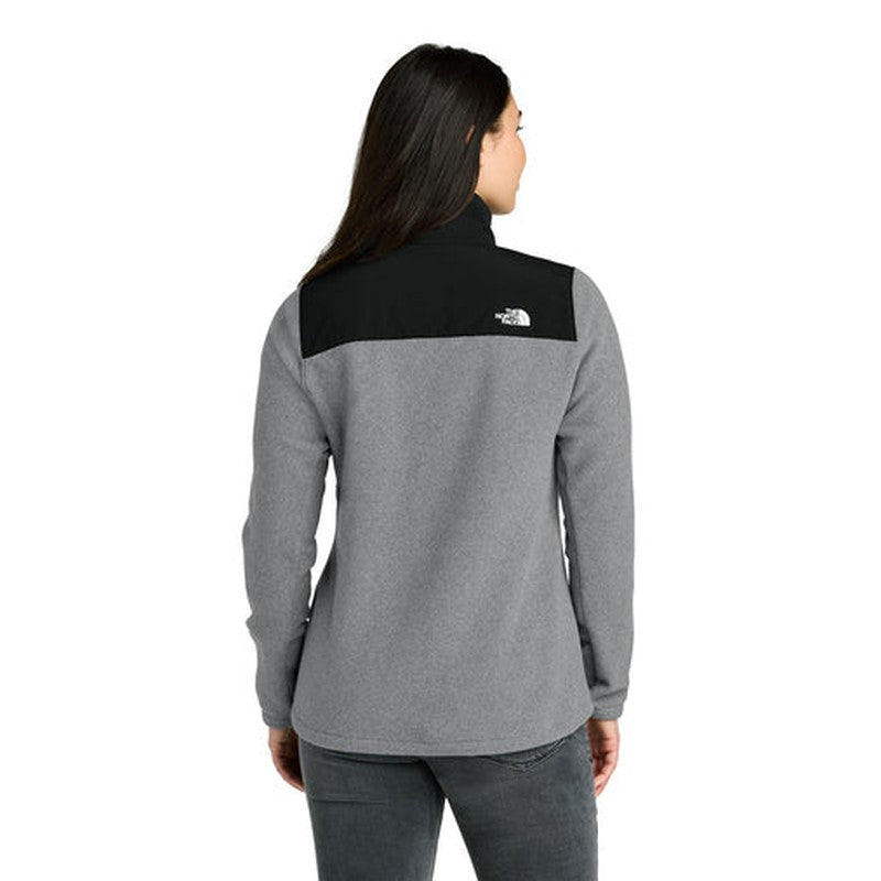 NEW STRAYER - The North Face® Women’s Highest Peak Full-Zip Fleece Jacket - TNF Medium Grey Heather/TNF Black